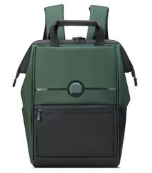 Delsey Turenne Soft 14" Laptop Backpack with RFID - Green