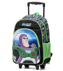 Disney Buzz Lightyear 17" 3D Wheeled Trolley Backpack - Green
