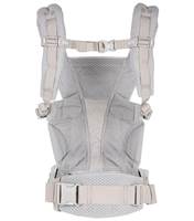 adjustable and customizable carrier with chest tabs that cradles newborn for an especially close fit