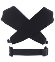 stretchy cross straps that evenly distribute the child's weight for comfort and lumbar support