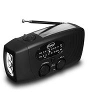 Freeplay Companion Emergency Radio - Wind up and Solar Power with LED Torch (AM / FM) Black