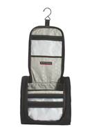 Main compartment features divided micromesh pockets and zippered storage pocket