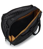 Rear compartment has a laptop compartment that fits laptop up to 15.6" and tablet pocket