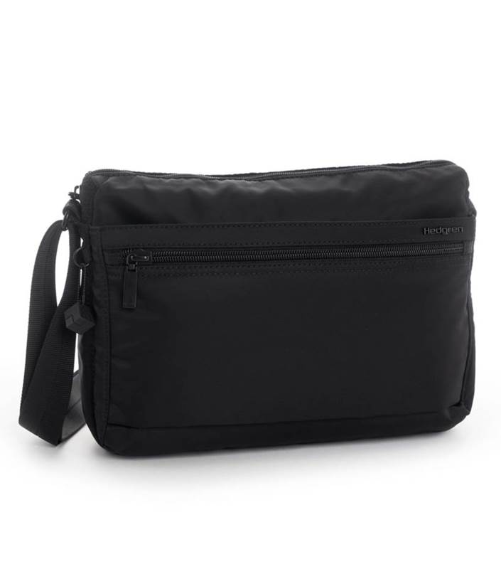  Hedgren : EYE - Medium Shoulder Bag with RFID Pocket - Black