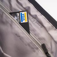 EYE - Medium Shoulder Bag with RFID Pocket - Black
