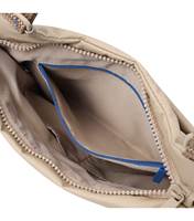 Main compartment has two open slip pockets