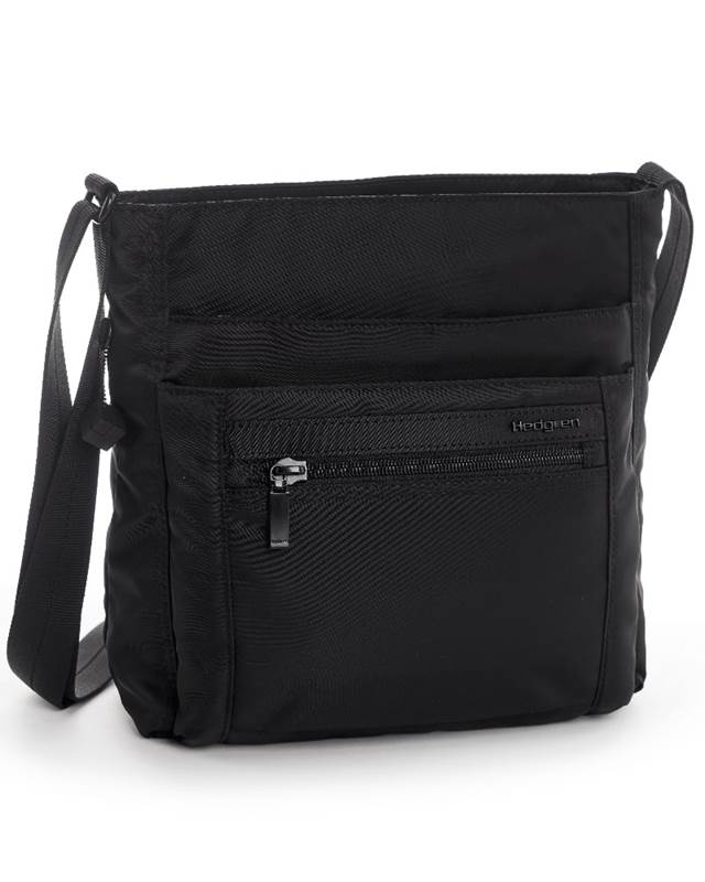 Orva - Shoulder Bag with RFID Pocket - Black