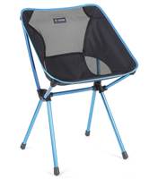 Helinox Cafe Chair - Light and Compact Camping Chair - Black / Cyan Blue Frame