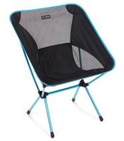 Helinox Chair One XL - Lightweight Camping Chair - Black / Cyan