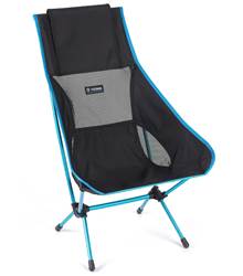 Helinox Chair Two Lightweight Camping Chair - Black / Cyan Blue Frame