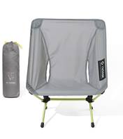 Helinox Chair Zero - Light and Compact Camping Chair - Grey / Melon