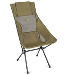 Helinox Sunset Chair - Lightweight Compact Camp Chair - Coyote Tan / Black Frame