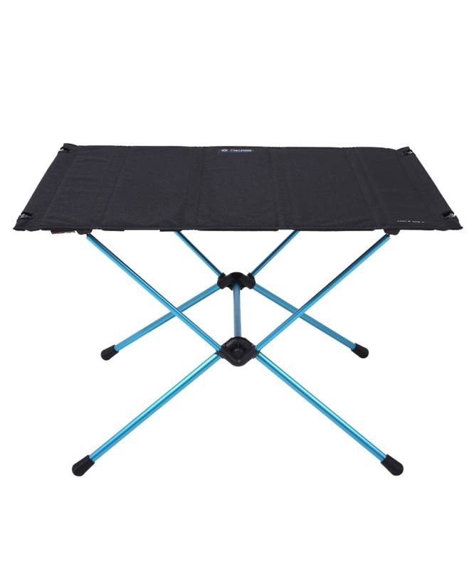 Helinox Table One Hard Top L - Folding Hard Top Camping Table - Black / Cyan