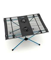 Helinox Table One - Ultralight Camping Table for Two - Black / Cyan - HX11001