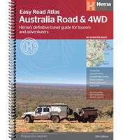 Hema Australia Road and 4WD Easy Read Atlas - Edition 13 (Spiral)