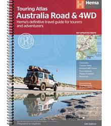 Hema Australia Road and 4WD Touring Atlas - Edition 13 (Spiral Bound)