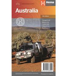 Hema Australia Road and Large Map - 12th Edition