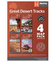 Hema Great Desert Tracks Map Pack - Edition 9 - 9781922668189