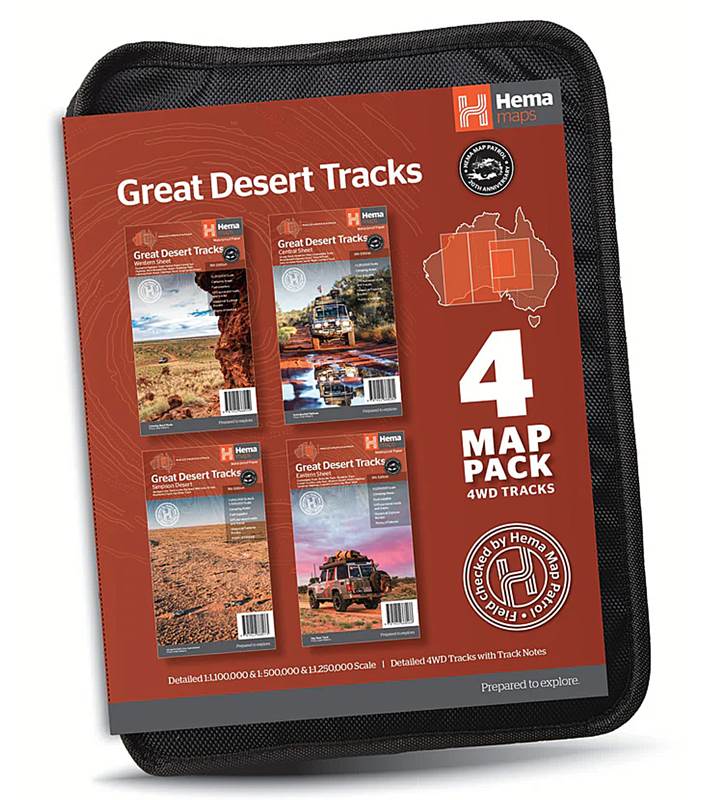 Hema Great Desert Tracks Map Pack - Edition 9
