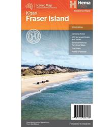 Hema Map Fraser Island (Kgari) - 10th Edition