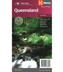 Hema Queensland State Map - 13th Edition