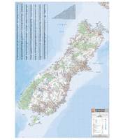 Hema South Island New Zealand Map (Te Waipounamu) - Edition 8 - 9781925625899