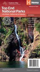  Hema Top End National Parks Map (Litchfield, Katherine and Kakadu) - 2nd Edition