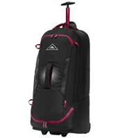 High Sierra Composite V4 84 cm Wheeled Duffle with Hidden Backpack Straps - Black / Red