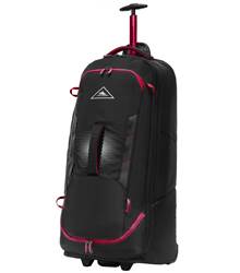High Sierra Composite V4 84 cm Wheeled Duffle with Hidden Backpack Straps - Black / Red