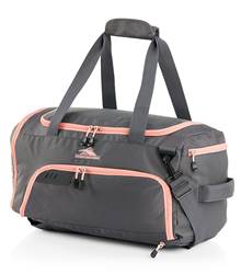 High Sierra Convertible Sports Backpack / Duffle - Grey/Pink