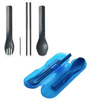 Humangear GoBites Quattro Travel Cutlery Set inc Chopsticks and Toothpick