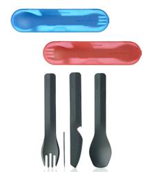 Humangear GoBites Trio Travel Cutlery Set inc Toothpick and Bottle Opener