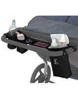 JL Childress Double Cool Double-Wide Stroller Organiser - Black