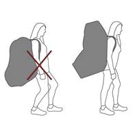 ergonomically designed straps allow you to position the car seat higher on your back for comfortable carrying