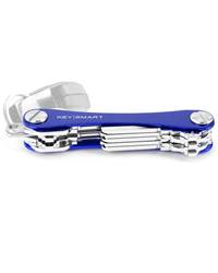 KeySmart Aluminium Key Holder - Holds Up to 8 Keys - Blue