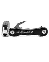KeySmart Rugged Key Holder with Belt Clip and Bottle Opener - Holds Up to 14 Keys - Black