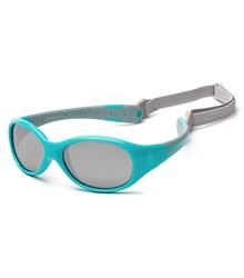 Koolsun Flex Baby Sunglasses - Aqua Grey (0 - 3 Years)