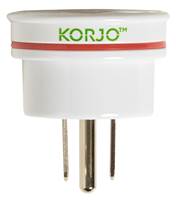 Korjo Electrical Adaptor 2 or 3pin AU to USA 3pin and others - KAUS