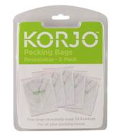 Korjo Resealable Packing Bags : 5 Piece - PB11