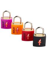 Korjo TSA Small Keyed Locks - 4 Pack - Mixed Colours