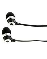 Korjo Travel Ear Bud Headphones - Black - EB88-BLACK