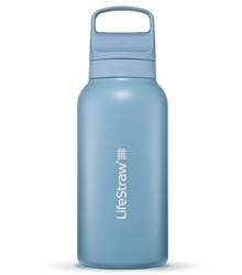 LifeStraw Go 2.0 - 1L Stainless Steel Water Filter Bottle - Icelandic Blue