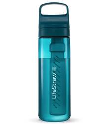LifeStraw Go 2.0 - 650ml Water Filter Bottle - Laguna Teal