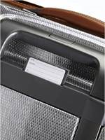 Samsonite Lite-Cube DLX Deluxe : 76 cm 4 Wheeled Spinner Luggage- Aluminium Colour - 61244-1004