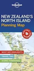 Lonely Planet Planning Map - New Zealands North Island