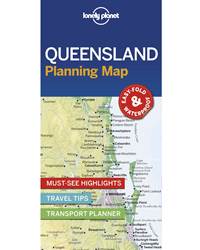 Lonely Planet Queensland Planning Map 