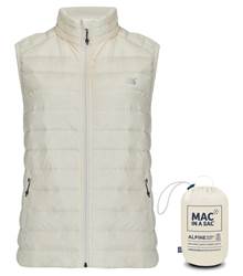 Mac in a Sac Ladies Alpine Duck Down Vest - Ivory