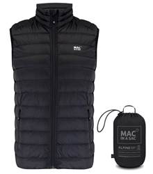 Mac in a Sac Mens Alpine Duck Down Vest - Black