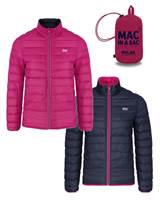 Mac in a Sac Polar Womens Reversible Down Jacket - Fuchsia / Navy