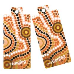MyBagTag Luggage Tag Twin Pack - Aboriginal Art 